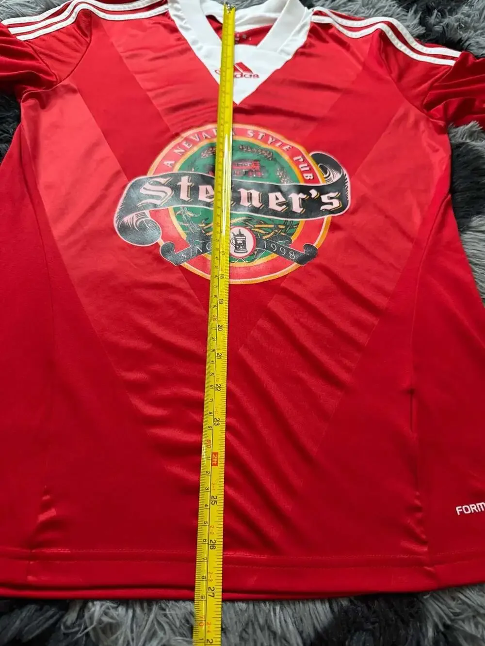 Adidas Steiner's A Nevada Style Pub Custom Red Soccer Jersey